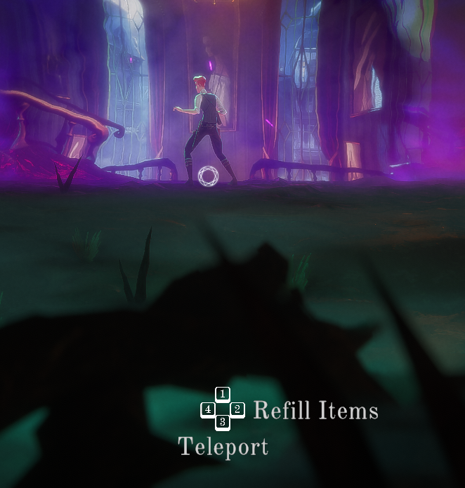 The Refill Items prompt available at an Anchor savepoint